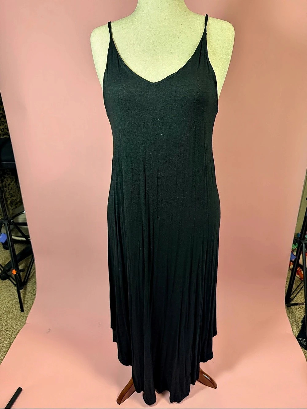 Livi by Olivia Rae Women's Black Maxi Dress Size Medium Like New